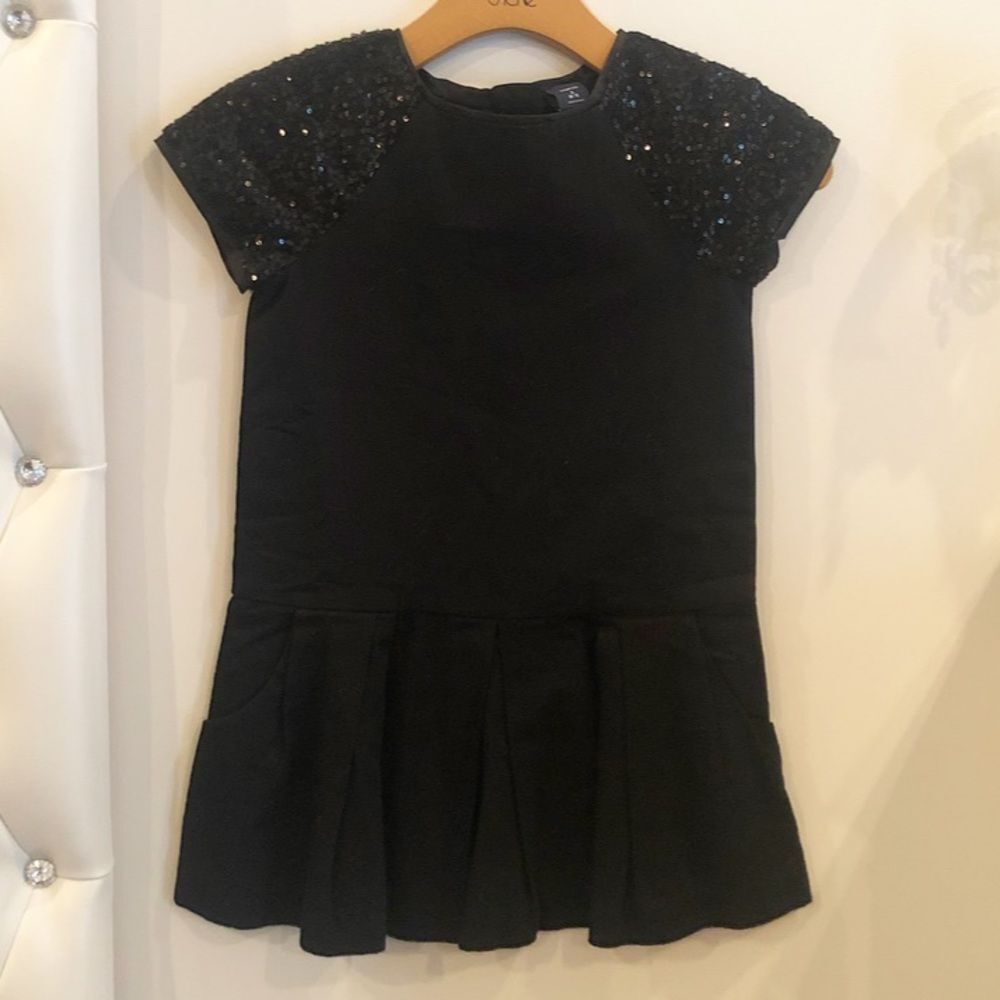 Black formal sequin dress